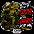 Coquí – Running Sticker
