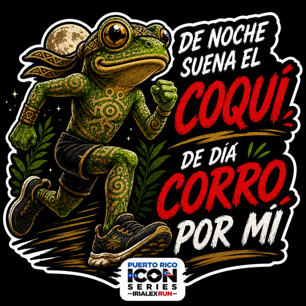 Coquí – Running Sticker